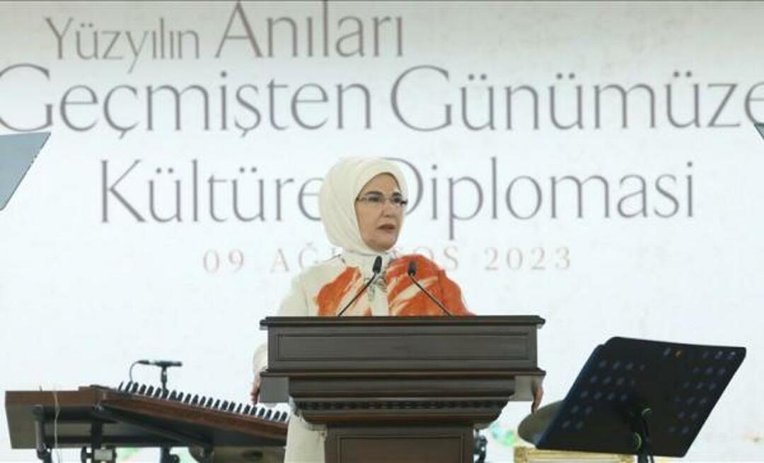 Emine Erdoğan se unió al Programa de Diplomacia Cultural: "Türkiye siempre estará en el campo"