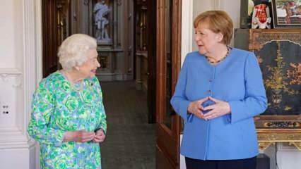 reina ¡Un regalo especial de Elizabeth a la presidenta alemana Angela Merkel!