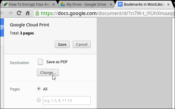 Cambiar impresora Chromebook