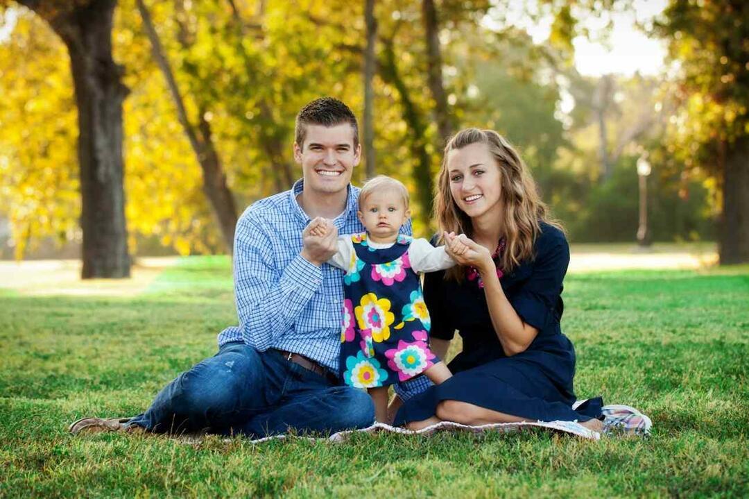 familia con un hijo