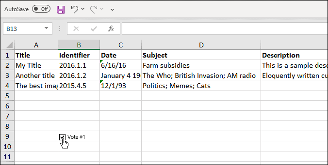 Insertar una casilla de verificación en Microsoft Excel