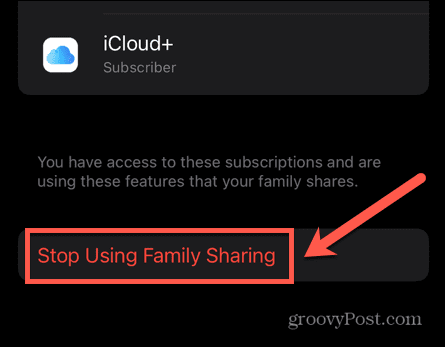 iphone deja de usar compartir en familia