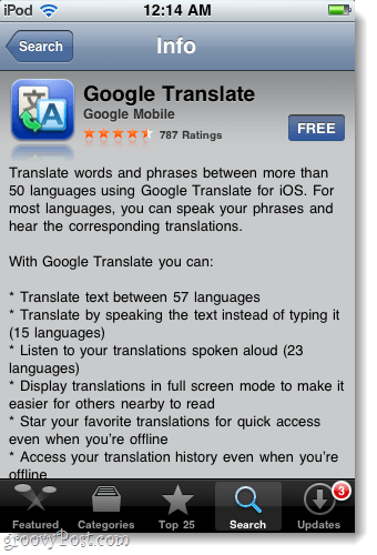 Descargue e instale la aplicación Google Translate para iPhone, iPad y iPod