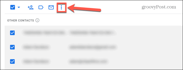 icono de tres puntos de gmail