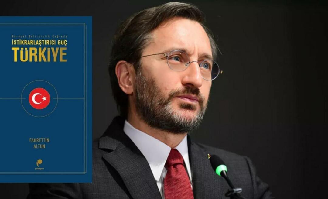 Nuevo libro del Director de Comunicaciones Fahrettin Altun: Stabilizing Power Türkiye