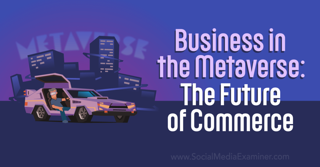 Negocios en el metaverso: el futuro del comercio por Social Media Examiner