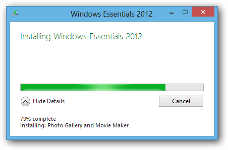 Instalación de Windows Essentials 2012