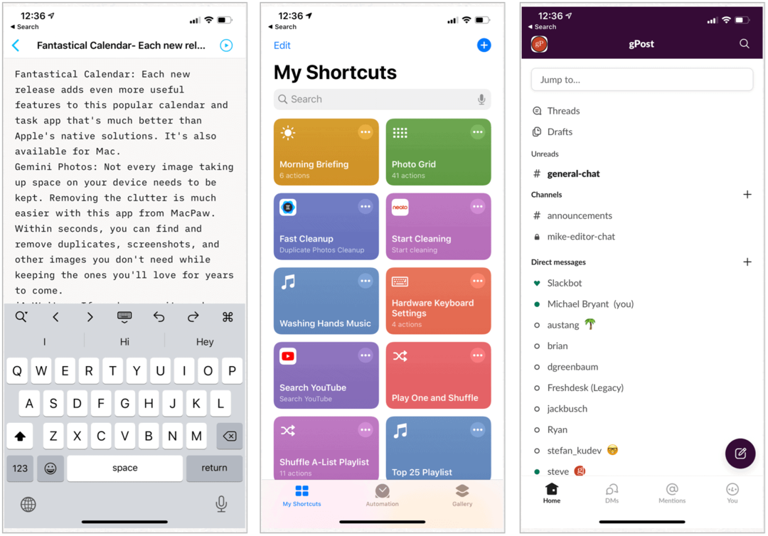 La guía GroovyPost 2020 de las mejores aplicaciones de iOS que deberías usar