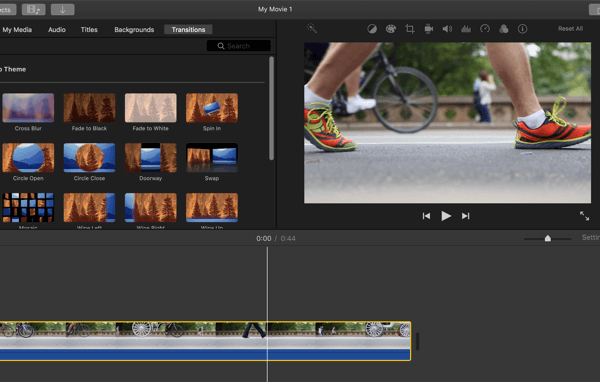 iMovie es una excelente opción de edición de video para principiantes.
