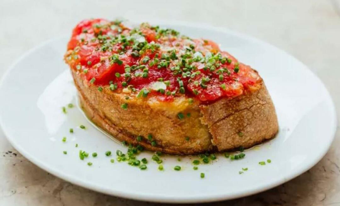 ¡La receta indispensable de la cocina española! ¿Cómo hacer pan con tomate? receta de pan de tomate