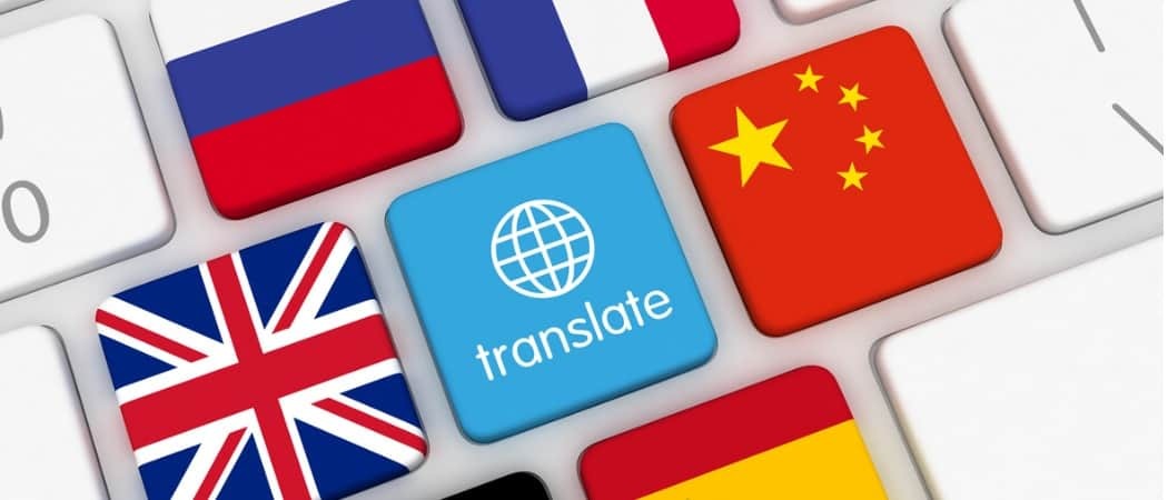 función de traducción de idiomas extranjeros