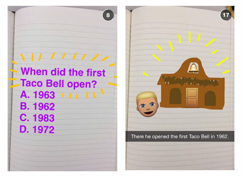 taco bell snapchat imágenes