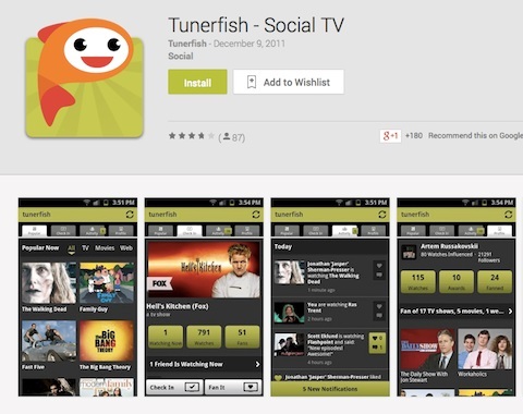 aplicación tunerfish