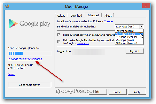 Cómo usar el servicio Google Music Scan and Match