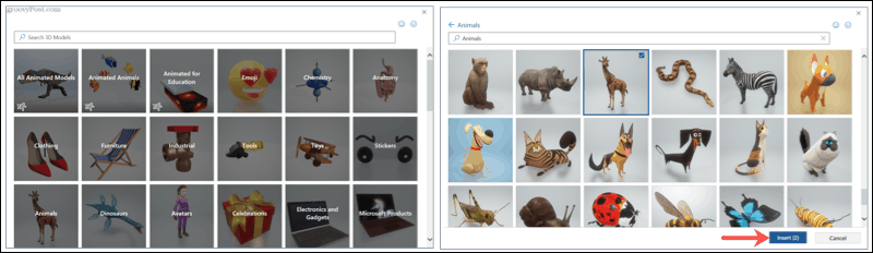 Busque y explore modelos 3D en Microsoft Office