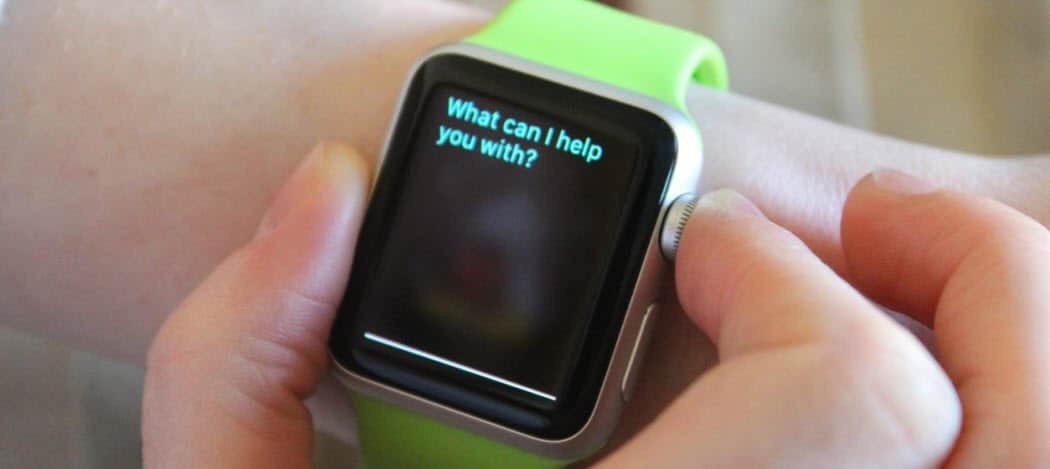 Cómo usar Siri para buscar en Apple Watch