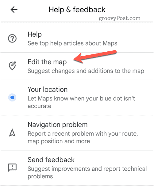 Editar un mapa en Google Maps