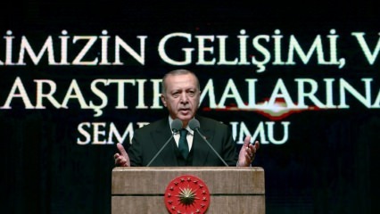 Palabras dignas de elogio del presidente Erdoğan a Diriliş Ertuğrul
