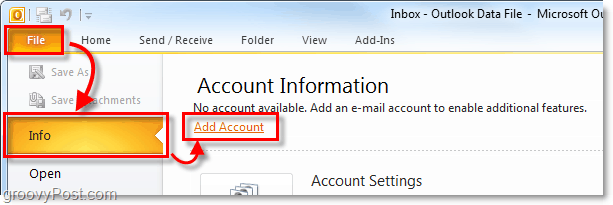 agregar gmail a Outlook 2010