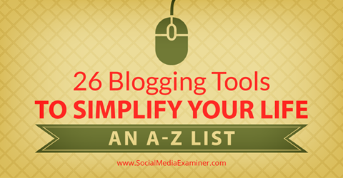 26 herramientas de blogs