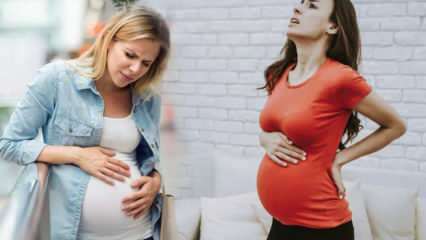 ¡Causas del dolor durante el embarazo! Dolor peligroso y no peligroso durante el embarazo.