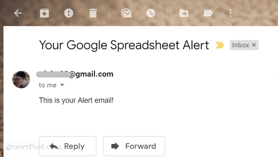 alerta de correo electrónico de scripts de google