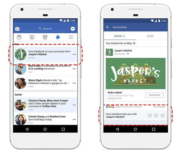 Facebook lanza una nueva opción de revisión de comercio electrónico dentro de su panel de Actividad de anuncios recientes que permite a los compradores dar su opinión sobre los productos que se anuncian en Facebook.