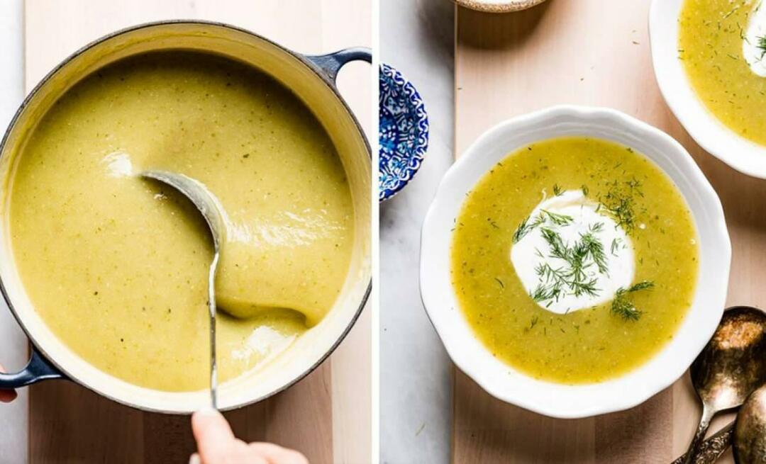 ¿Cómo hacer una sopa cremosa de calabacín saludable? Receta fácil de sopa cremosa de calabaza