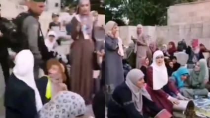 ¡Mujeres palestinas que reaccionan sin miedo al Israel ocupante!