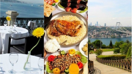 Lugares iftar del lado de Anatolia de Estambul