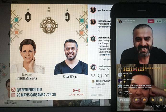 ¡Perihan Savaş se conectó al municipio de Esenler por transmisión en vivo!