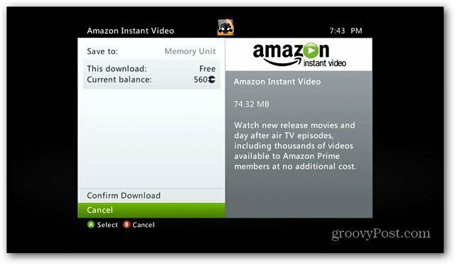 Video instantáneo de Amazon ahora en Xbox 360