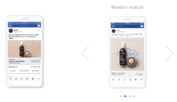 Creative Shop de Facebook presentó un nuevo enfoque de producción llamado Create to Convert, un sencillo marco para agregar movimiento ligero a las imágenes fijas para crear más convincentes y efectivos anuncios de respuesta directa.