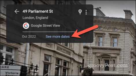 Elegir imágenes antiguas de Street View en Google Maps