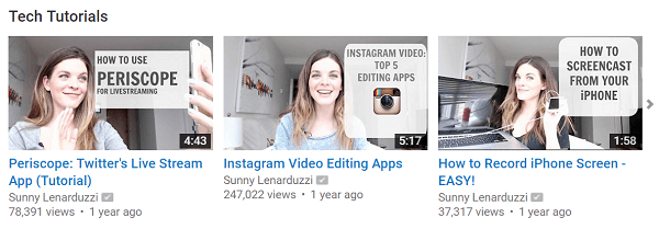 Los videos tutoriales pueden ser un poco más largos siempre que sean concisos.