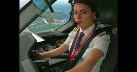 ¡El éxito de las mujeres turcas en todos los campos se ha vuelto a demostrar! Por la piloto turca...