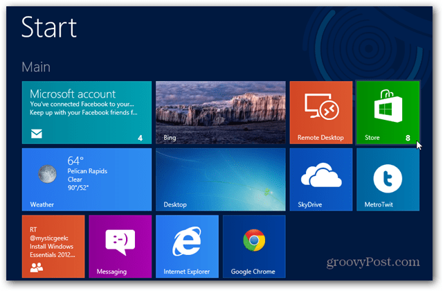 Cómo actualizar aplicaciones de Windows 8