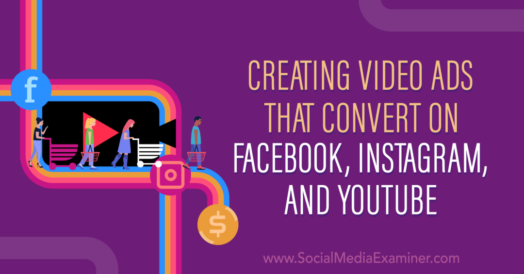 Creación de anuncios de video que se conviertan en Facebook, Instagram y YouTube con información de Matt Johnston en el podcast de marketing en redes sociales.