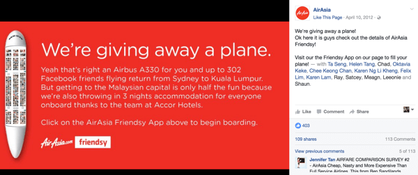 AirAsia creó una campaña de conciencia de marca para promover una nueva ruta.
