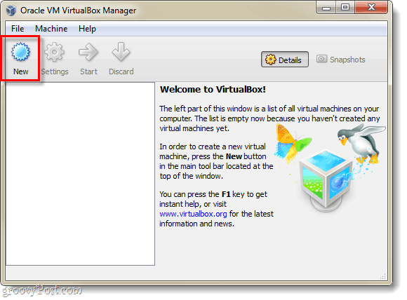 crear una máquina virtual virtualbox