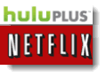 Netflix vs. Hulu Plus: Dos grandes cambiadores de juego para Gigantes de TV en streaming