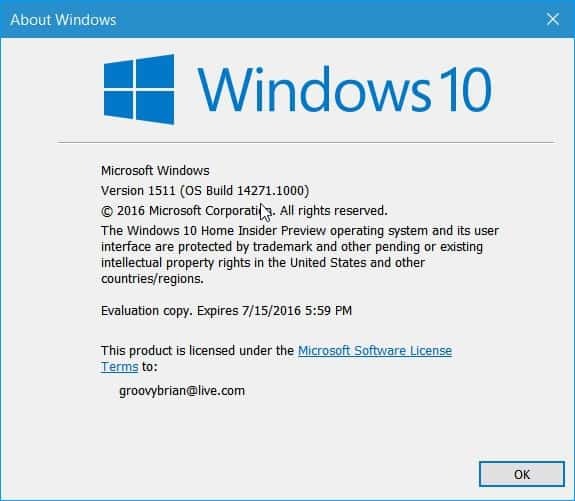 Windows 10 Redstone Build 14271 lanzado para Insiders (Mobile Too)