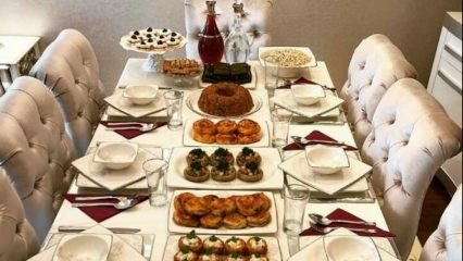 Sugerencias especiales de presentación para mesas iftar