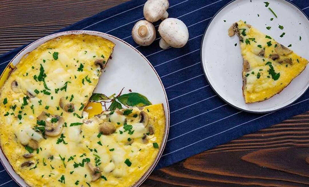 ¿Cómo hacer una tortilla de champiñones? Práctica y deliciosa receta de tortilla de setas para sahur