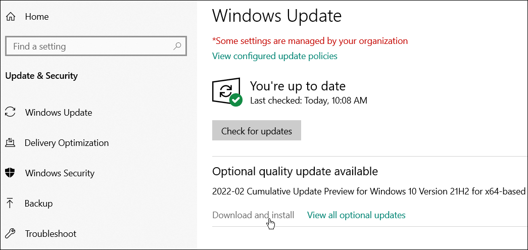 actualización de Windows corrige la barra de tareas de Windows que se muestra en pantalla completa