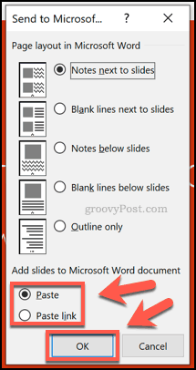 Opciones de formato para folletos en PowerPoint