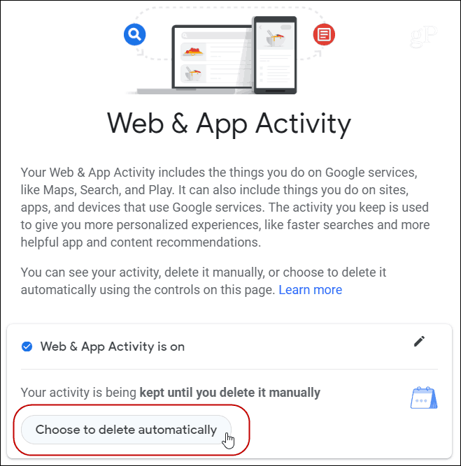El navegador elimina automáticamente Google