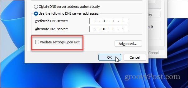 Panel de control de DNS alternativo