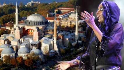 Apoyo de la cantante estadounidense Della Miles para abrir Hagia Sophia para la adoración