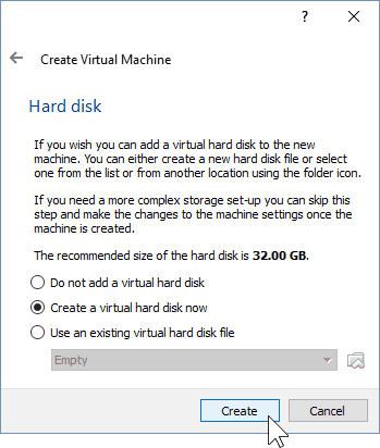 04 Determine el tamaño del disco duro (instalación de Windows 10)
